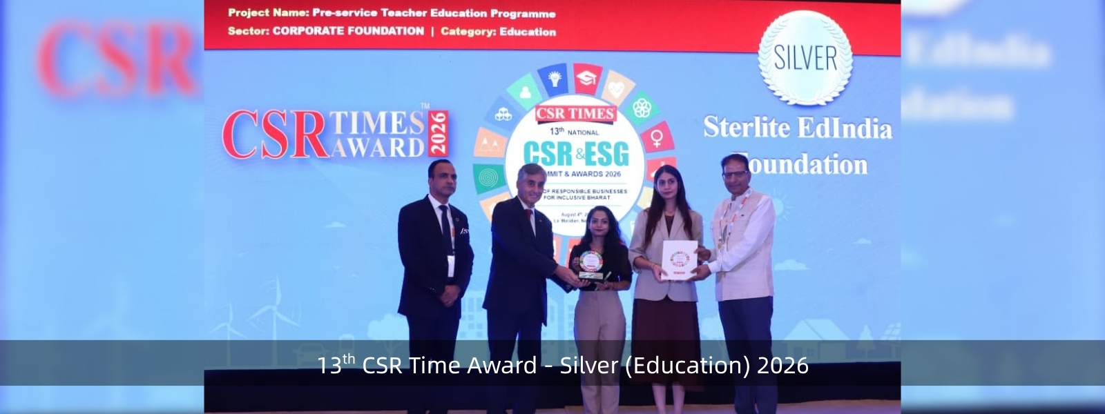 CSR Time Award - Silver (Education) 2026