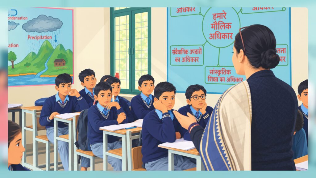 The day Komal stopped looking down in the classroom The day Komal stopped looking down in the classroom