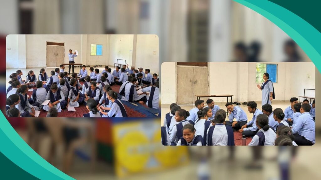 The day Komal stopped looking down in the classroom The day Komal stopped looking down in the classroom